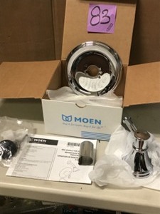 lot 83 image: Belfield Single-Handle Posi-Temp Valve Trim Kit in Chrome (Valve Not Included)