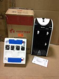 lot 19 image: Evaporative Portable Air Conditioner Cooler Fan Humidify WFilter Knob Control SEE PICS