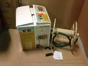 lot 23 image: HAMPTON BAY Commercial Wall-Mount Hose Reel SEE PICS
