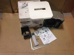 lot 34 image: NUTONE Easy to Install 80 CFM Bathroom Exhaust Fan with LED Clean Cover, ENERGY STAR SEE PICS