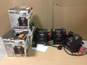 lot 35 image: Assorted lot of 6 SCHUMACHER Battery Extender 12-Volt, 750 Amp Battery Jump Starter SEE PICS NOT CHECKED