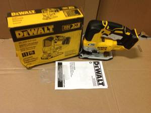 lot 37 image: DEWALT 20-Volt MAX XR Lithium-Ion Cordless Brushless Jigsaw (Tool-Only) SEE PICS