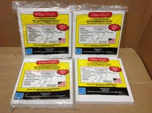 lot 80 image: &nbspLot of 4 New Elima-Draft 11 in. x 11 in. InsulatedElima-Draft 11 in. x 11 in. Insulated Magnetic RegisterVent Cover for HVAC Aluminum RegistersVents Magnetic RegisterVent Cover for HVAC Aluminum RegistersVents