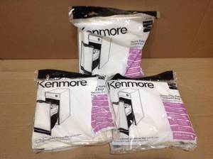 lot 84 image: Lot of 3 New Kenmore 13370 Plastic Trash Compactor Bags 10 Count