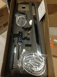 lot 87 image: Anzzi Victoria 2-Handle Claw Foot Tub Faucet with Hand Shower in Polished Chrome