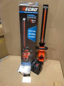lot 88 image: ECHO 24 in. 58-Volt Lithium-Ion Brushless Cordless Hedge Trimmer in good condition