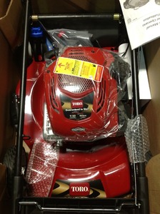 lot 104 image: Toro 22 in. Personal Pace Recycler Variable Speed Gas Walk Behind Self Propelled Lawn Mower with Briggs and Stratton Engine