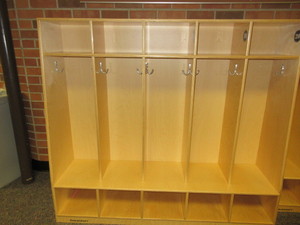 CHILDCRAFT COAT CUBBY LOCKER UNITS