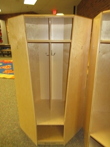 CHILDCRAFT COAT CUBBY CORNER LOCKER UNITS