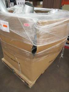 WHOLESALE  PALLET OF MISCELLANEOUS HAVC FLASHING, DUCT PIECES, JOINTS AND MORE