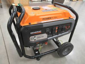 Generac GP6500- 6500-Watt Gasoline Powered Portable Generator with CO-Sense 49CSA - RUNS BUT SHUTS OFF