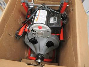RIDGID 115-Volt K-400AF AUTOFEED Drum Machine with C-45 12 in. Integral Wound Cable 27013 - AUTOFEED WILL NOT ENGAGE WITH THE CABLES.