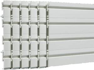 Flow Wall Flow Wall 24 sq. ft. Panel Pack 6-Piece Silver PVC Multipurpose Wall Panel FWS-4812-6WB - Could have missing or broken partshardware.