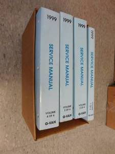 lot 26 image: 1999 Chevy Van Manuals