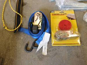 lot 46 image: Misc. Bolts, Nails, Straps and Fasteners