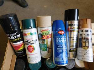 lot 57 image: Misc. Spray Paint