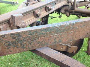 lot 11 image: Antique Grand Detour 2 Bottom Plow from the 1800s