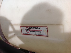 lot 12 image: Horvick PTO Drive Sprayer