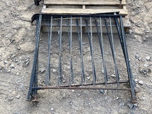lot 8 image: 4-Piece Lot Of Wrought-Iron Railing