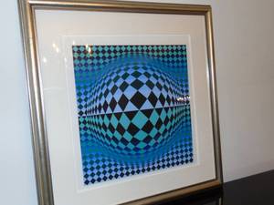 lot 54 image: Victor Vasarely VEGA WA, 1971 125202 Original Framed