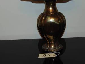 lot 55 image: Marbro brass lamp Chic Hollywood Regency 31 x 16