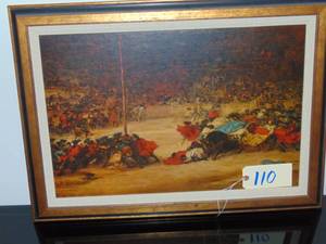 lot 110 image: Graphic arts copy The Second of May 1808 Goya  brush stroked framed by Beard Gallery