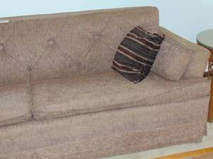 lot 129 image: Vintage J S Campbell  Furniture sofa