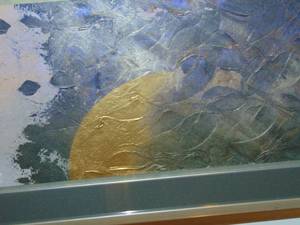 lot 150 image: Vintage Wall Art originl signed and  Framed 28 x 52