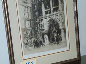 lot 162 image: Antique etching and aquatint William Walcot 22 x 31 framed by Vern Carver Gallery
