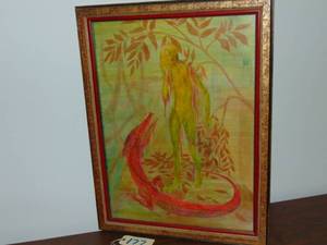 lot 177 image: Freda Woolf pen and ink original