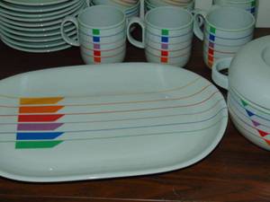 lot 310 image: 49 Pieces Harmony Block  china by Vista Alegre made in Portugal