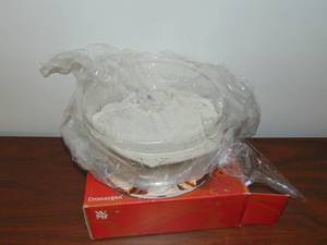 lot 343 image: WFM cake plate with cover Fraser stainless Germany