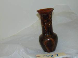 lot 347 image: Marble vase 8 tall