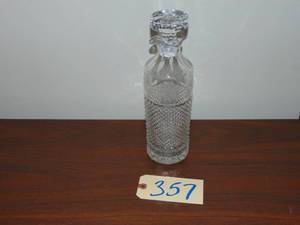 lot 357 image: Cut Glass Decanter