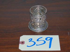 lot 359 image: Sterling holder hand made