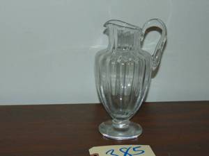 lot 385 image: Baccarat French Crystal  Capri pitcher 10 Tall