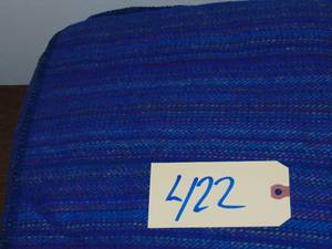 lot 422 image: New never used blues with touch of red Faribo Woolens king size
