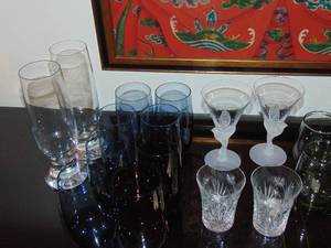 lot 435 image: 27 mixed glasses