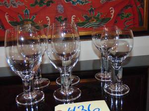 lot 436 image: Reidel crystal stemware Fontana