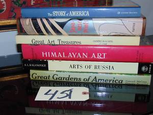 lot 451 image: 6 books for coffee table and informative reading