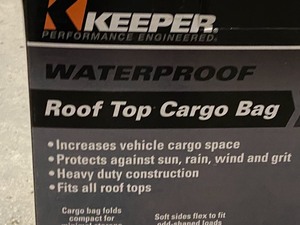 Keeper Premium Waterproof Rooftop Cargo Bag
