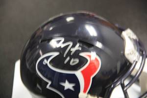 Houston Texans DeAndre Hopkins Mini Speed Helmet Auto