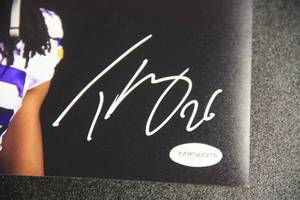 Minnesota Vikings Trae Waynes 8x10 Photo Auto Total Sports COA