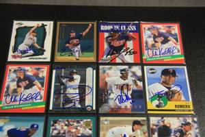 Minnesota Twins In Person Autograph Lot  15 Cards