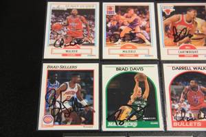 Fleer and Hoops Basketball In Person Autograph Lot  11 Cards