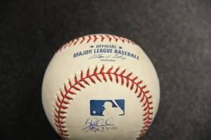 Kyle Gibson Rawlings Bud Selig Baseball Auto