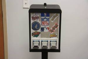 Sticker Vending Machine  Works With Key