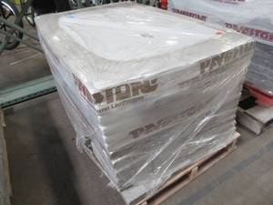 lot 27 image: RumbleStone Rectangle 7 in. x 10.5 in. Greystone Concrete Paver (192 Pieces  98 Sq. ft.  Pallet)