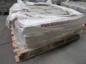 lot 34 image: Pavestone 6.75 in. L x 11.63 in. W x 4 in. H Tan Concrete Retaining Wall Block (72-Pieces23.3 sq. ft.Pallet) 81106