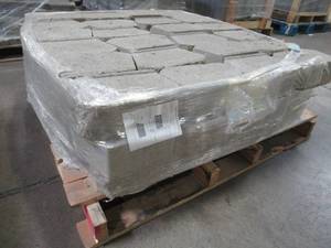 lot 35 image: Pavestone 6.75 in. L x 11.63 in. W x 4 in. H Tan Concrete Retaining Wall Block (72-Pieces23.3 sq. ft.Pallet) 81106.